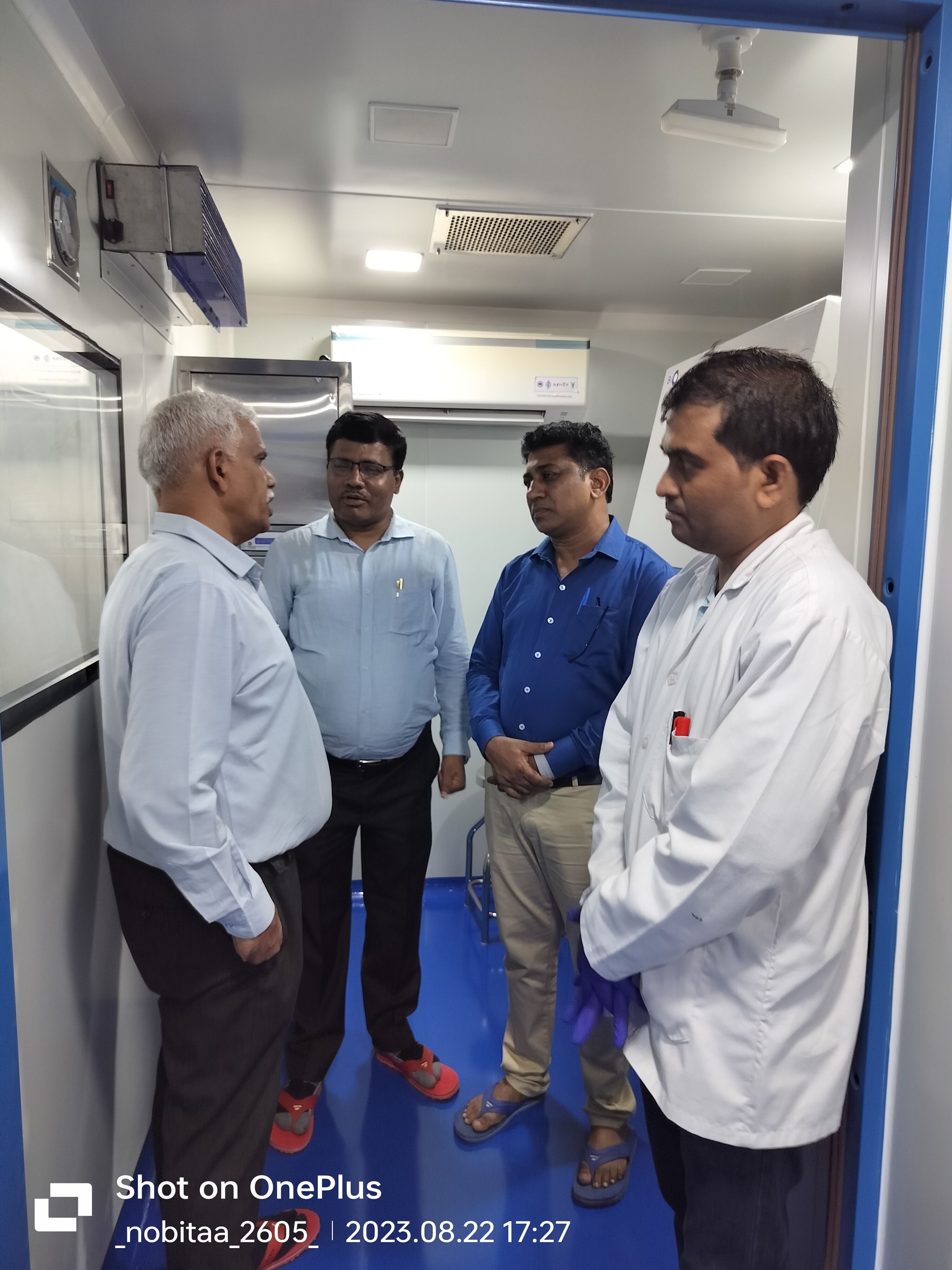 Hon. VC Dr. N. V. Patil Visit Photo 22.08.2023